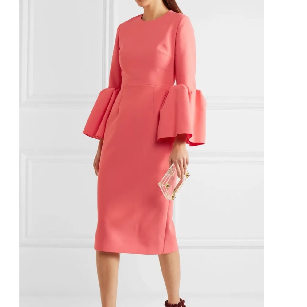 Roksanda Margot coral dress